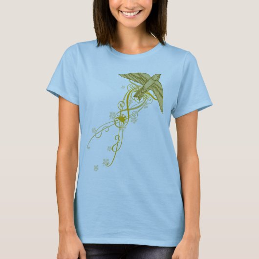 Golden bunting t-shirt (Voorkant)