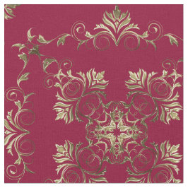 Golden Burgundy Baroque. Stof