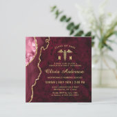 Golden Burgundy RN Stuurgroep Kaart (Staand voorkant)