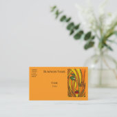 Golden Business Cards Visitekaartje (Staand voorkant)