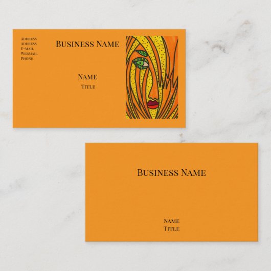 Golden Business Cards Visitekaartje (Voorkant / Achterkant)