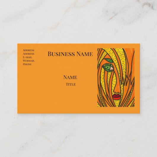 Golden Business Cards Visitekaartje (Voorkant)