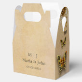 Golden Butterflies Bedankdoosjes (Geopend)