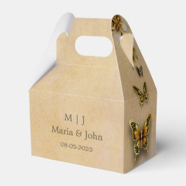 Golden Butterflies Bedankdoosjes