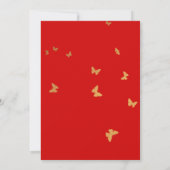 GOLDEN BUTTERFLIES & CAKE BEWAAR DE DATUM KAART (Achterkant)