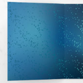 Golden butterflies drieluik uitnodiging (Binnenzijde eerst)