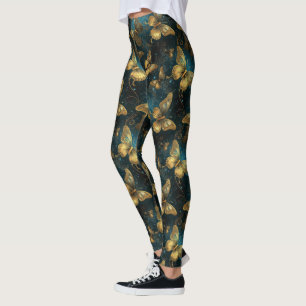 Golden Butterflies Leggings