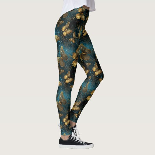 Golden Butterflies Leggings (Rechts)