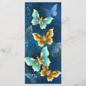 Golden butterflies menu (Voorkant)