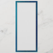 Golden Butterflies op een blauwe achtergrond Advieskaart (Achterkant)