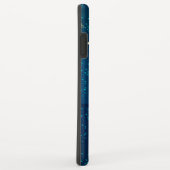 Golden Butterflies op een blauwe achtergrond Case-Mate iPhone Case (Achterkant/rechts)