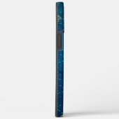 Golden Butterflies op een blauwe achtergrond Case-Mate iPhone Case (Achterkant / Rechts)