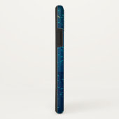 Golden Butterflies op een blauwe achtergrond Case-Mate iPhone Case (Achterkant/rechts)