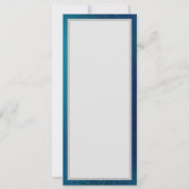 Golden Butterflies op een blauwe achtergrond Kaart (Achterkant)