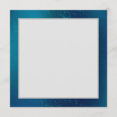 Golden Butterflies op een blauwe achtergrond Menu (Achterkant)