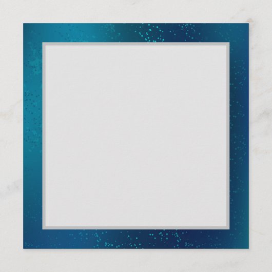 Golden Butterflies op een blauwe achtergrond Menu (Achterkant)