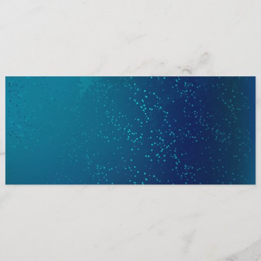 Golden Butterflies op een blauwe achtergrond Menu (Achterkant)