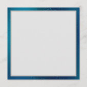 Golden Butterflies op een blauwe achtergrond Programmakaart (Achterkant)