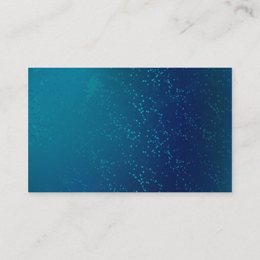 Golden Butterflies op een blauwe achtergrond Visitekaartje (Achterkant)