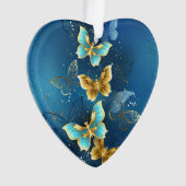 Golden butterflies ornament (voorkant)