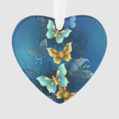 Golden butterflies ornament (achterkant)