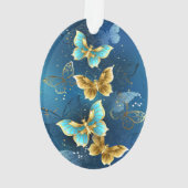 Golden butterflies ornament (achterkant)
