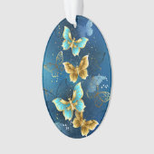 Golden butterflies ornament (voorkant)