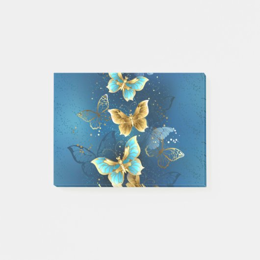 Golden butterflies post-it® notes (Voorkant)