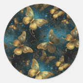 Golden Butterflies Stickers (Voorkant)