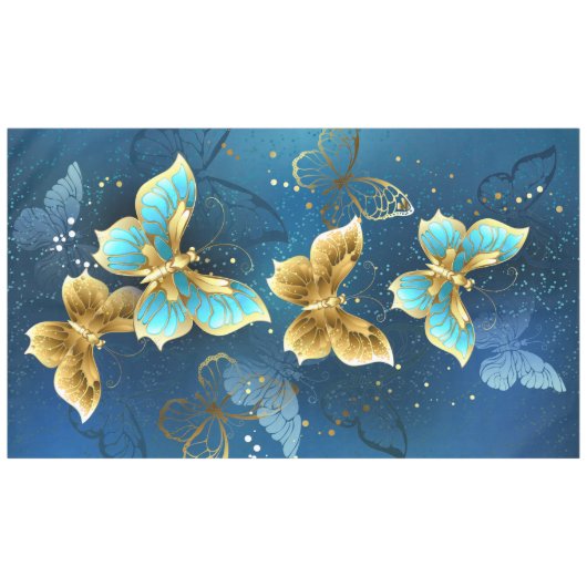 Golden butterflies tafelkleed (Voorkant (Horizontaal))