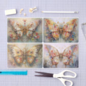 Golden Butterflies Tissuepapier (Craft)