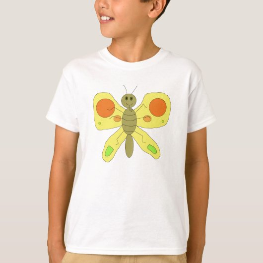 Golden Butterfly apparel T-shirt (Voorkant)