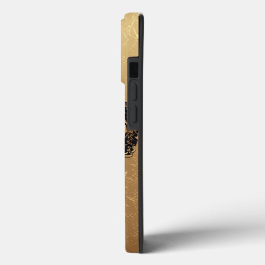 Golden Butterfly binnen ingelijst ontwerp Case-Mate iPhone Case (Achterkant / Links)