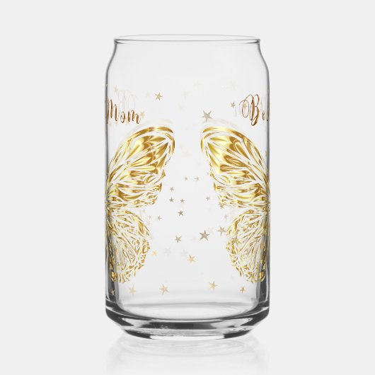 Golden Butterfly Blikvorm Glas (Rechts)