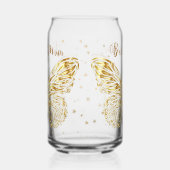 Golden Butterfly Blikvorm Glas (Links)