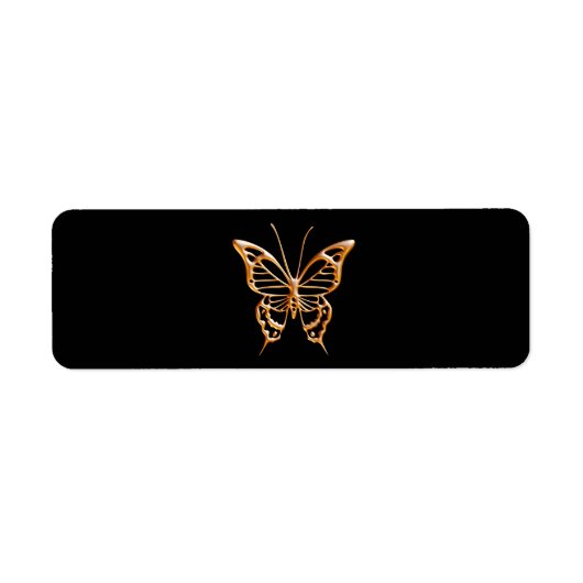 Golden Butterfly Etiket (Voorkant)