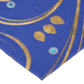 Golden Butterfly Evil Eye Patroon Tafelkleed (Gekanteld)