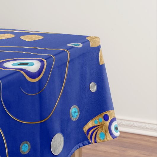 Golden Butterfly Evil Eye Patroon Tafelkleed (Voorbeeld)