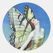Golden Butterfly Fairy Stickers (Voorkant)