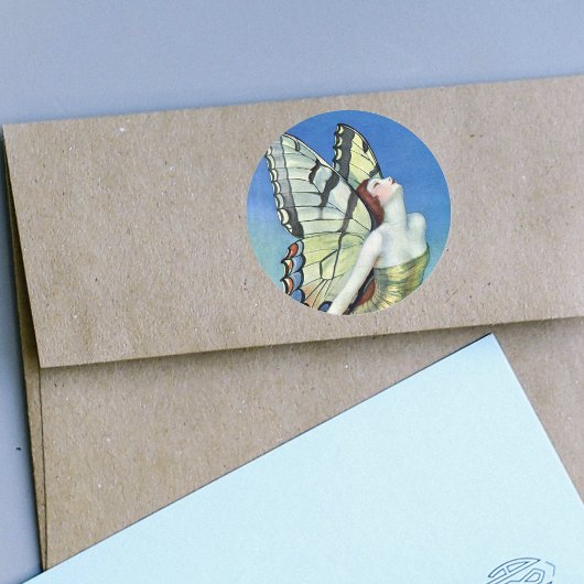 Golden Butterfly Fairy Stickers