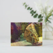 Golden Butterfly, Klimt, kunst, vlinderkunst Briefkaart (Staand voorkant)