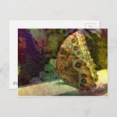 Golden Butterfly, Klimt, kunst, vlinderkunst Briefkaart (Voorkant / Achterkant)