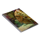 Golden Butterfly, Klimt, kunst, vlinderkunst Notitieboek (Rechterzijde)