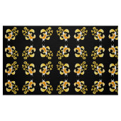 Golden Butterfly Koi Swimming Stof (Fat Quarter)