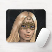 Golden Butterfly Masked Fairy Fantasy Muismat (Met muis)