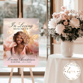 Golden Butterfly Memorial welkomstbord Poster