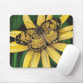 Golden Butterfly Mousepad Muismat (Met muis)