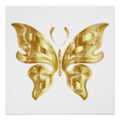 GOLDEN BUTTERFLY POSTER (Voorkant)