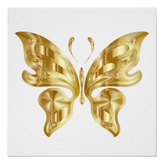 GOLDEN BUTTERFLY POSTER (Voorkant)