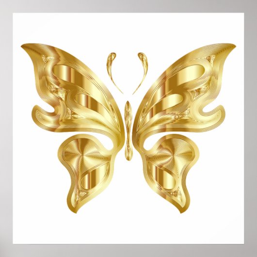 GOLDEN BUTTERFLY POSTER (Voorkant)
